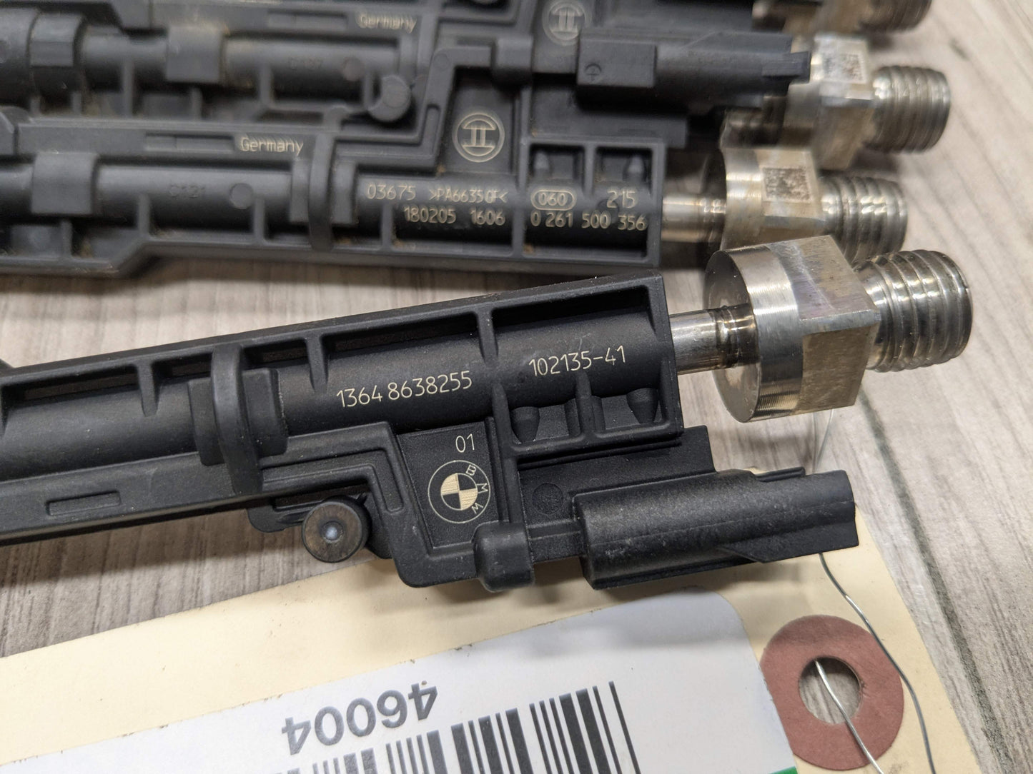 19-24 OEM BMW G12 G30 M550 750 Engine N63R High Pressure Fuel Injector Set