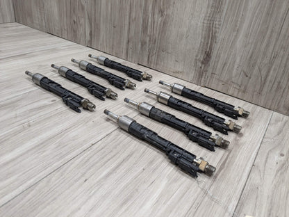 19-24 OEM BMW G12 G30 M550 750 Engine N63R High Pressure Fuel Injector Set