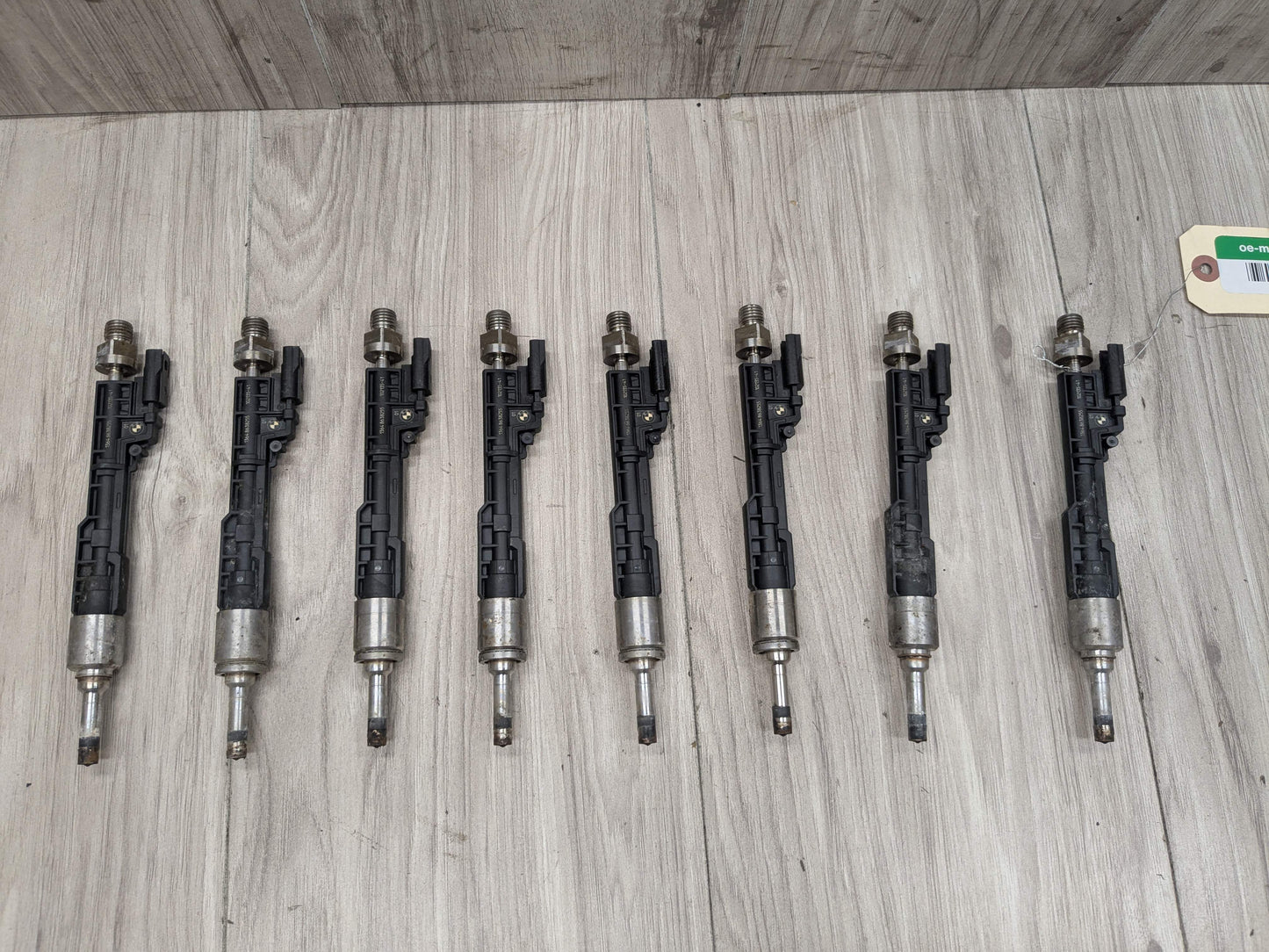 19-24 OEM BMW G12 G30 M550 750 Engine N63R High Pressure Fuel Injector Set