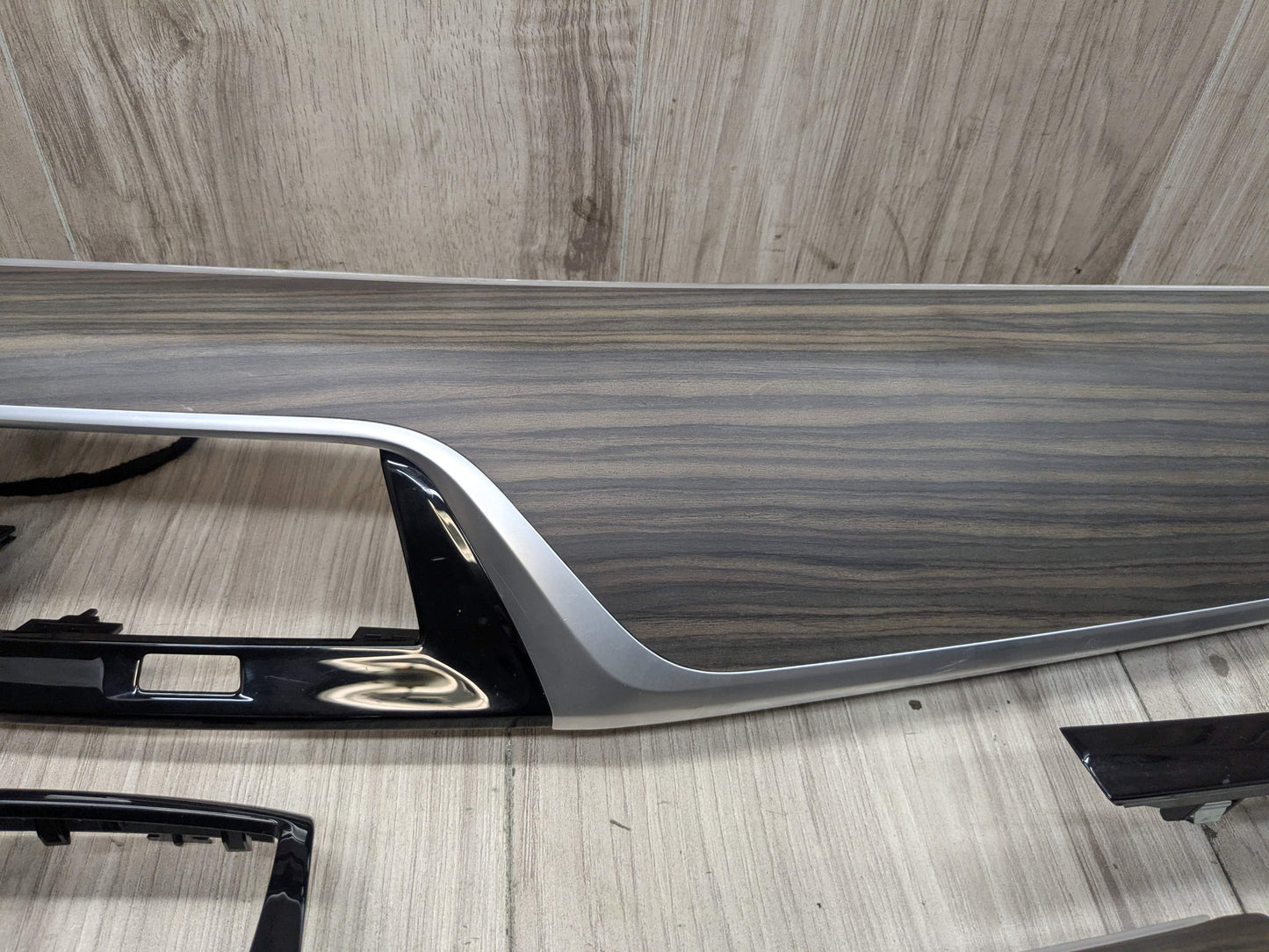 OEM BMW G30 530 540 M550 Central Console Dash Panel Interior Trim Wood SET
