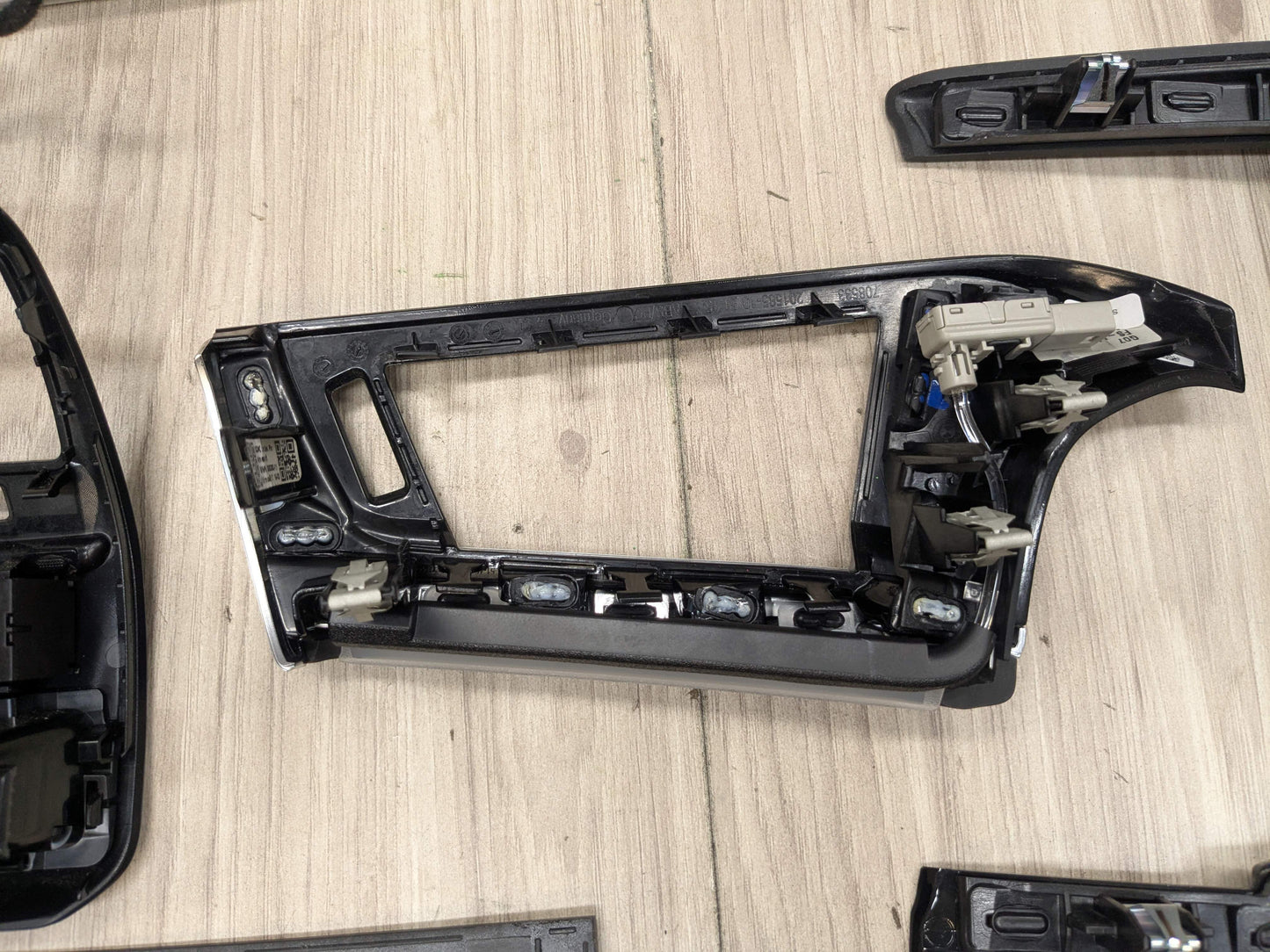 OEM BMW G30 530 540 M550 Central Console Dash Panel Interior Trim Wood SET