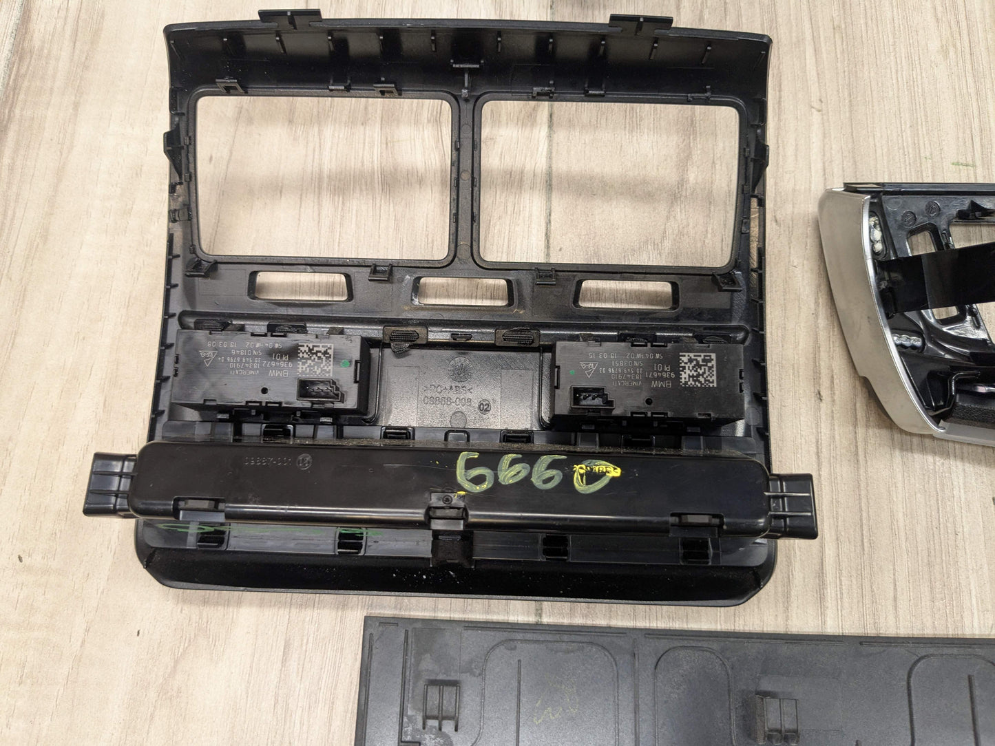 OEM BMW G30 530 540 M550 Central Console Dash Panel Interior Trim Wood SET