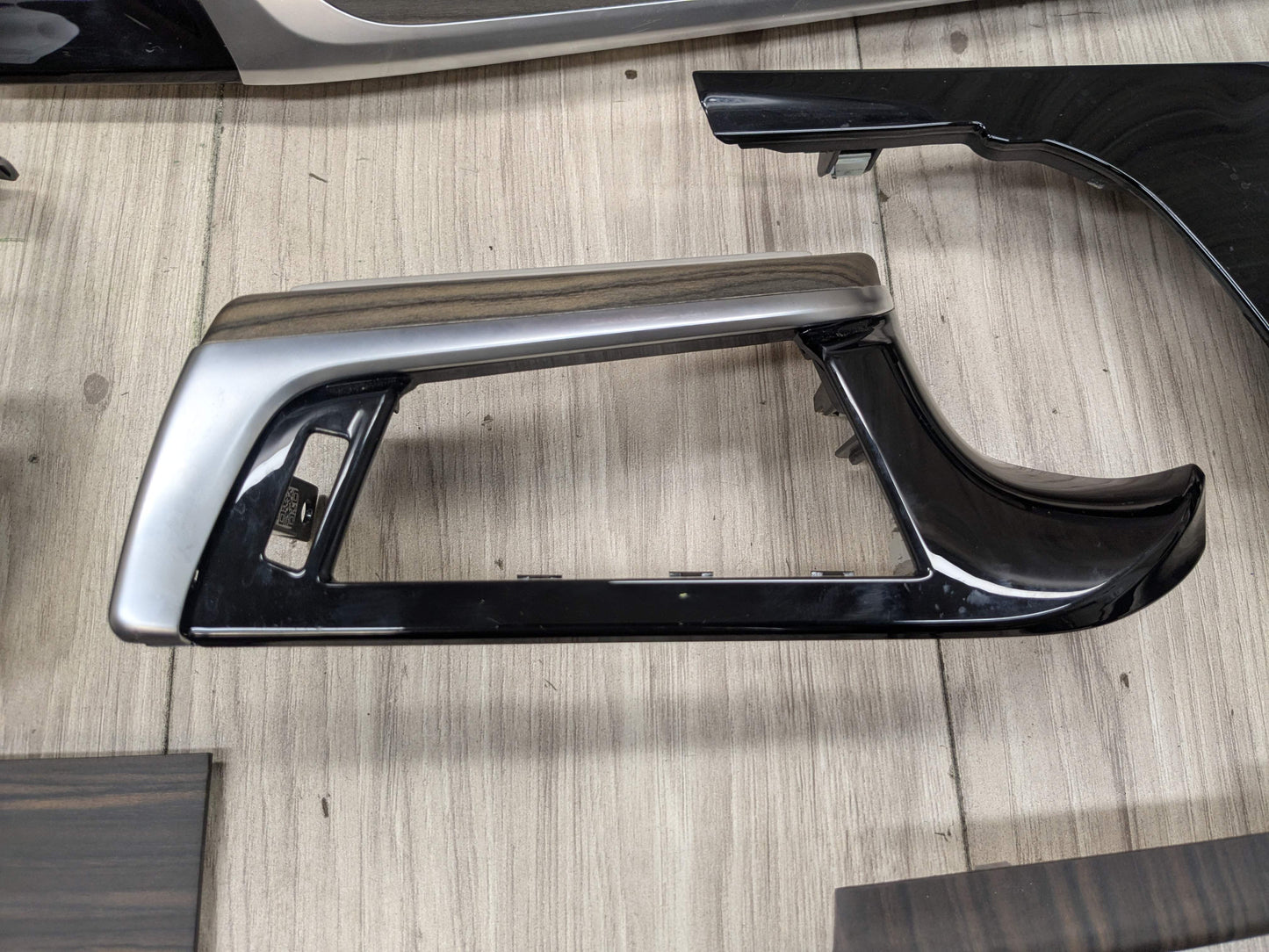 OEM BMW G30 530 540 M550 Central Console Dash Panel Interior Trim Wood SET