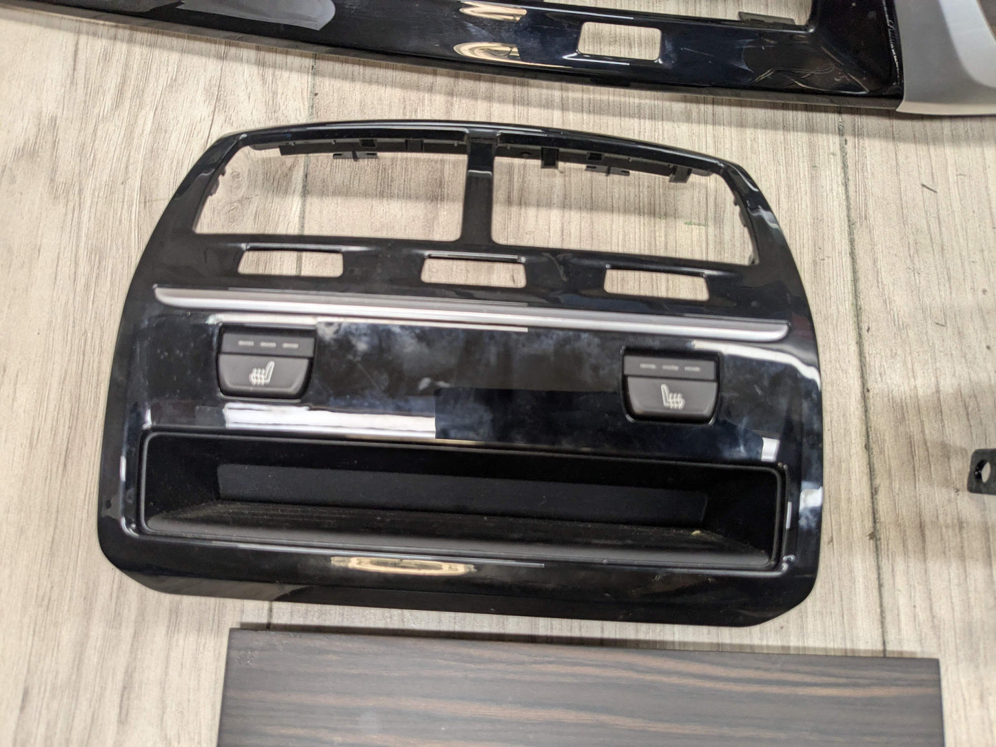 OEM BMW G30 530 540 M550 Central Console Dash Panel Interior Trim Wood SET