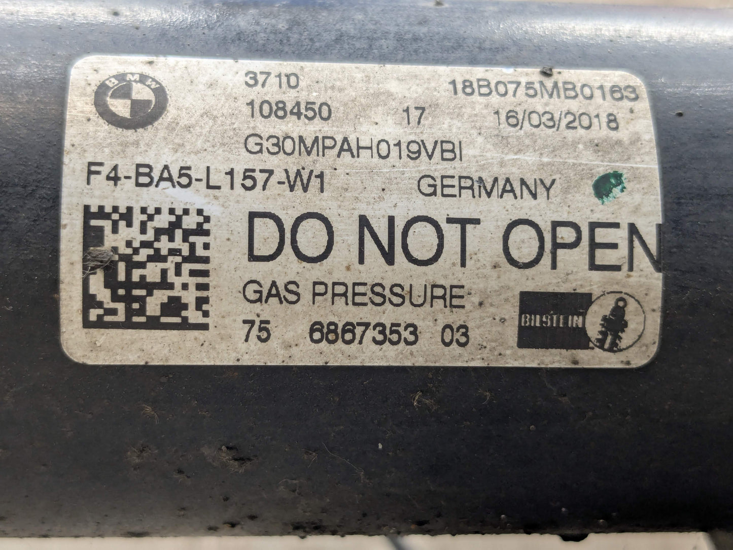 17-23 OEM BMW G30 M550 Rear Left Driver Side Spring Strut Shock Absorber VDC