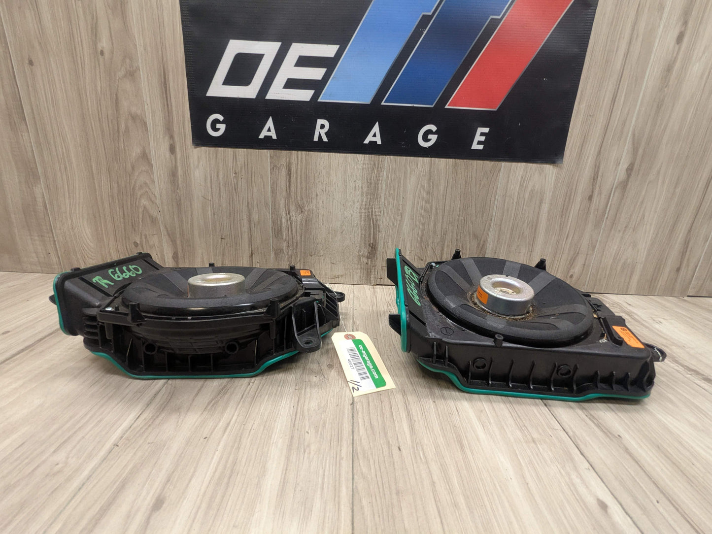 16-19 OEM BMW G30 G12 F90 Front Left Subwoofer Audio Speaker Harman Kardon SET