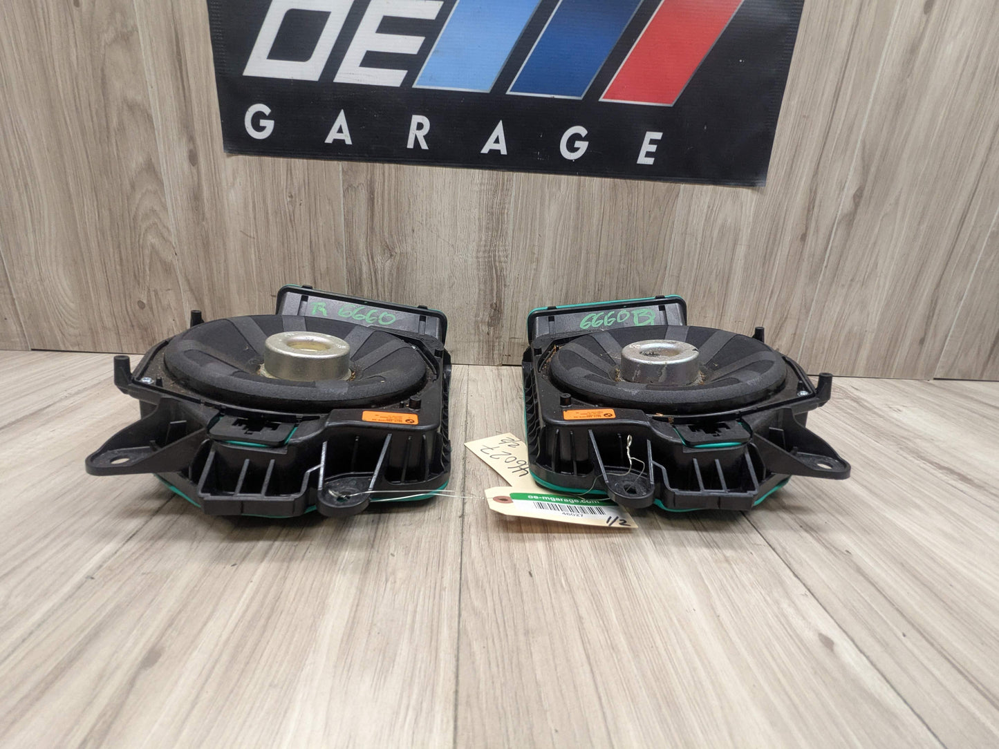 16-19 OEM BMW G30 G12 F90 Front Left Subwoofer Audio Speaker Harman Kardon SET