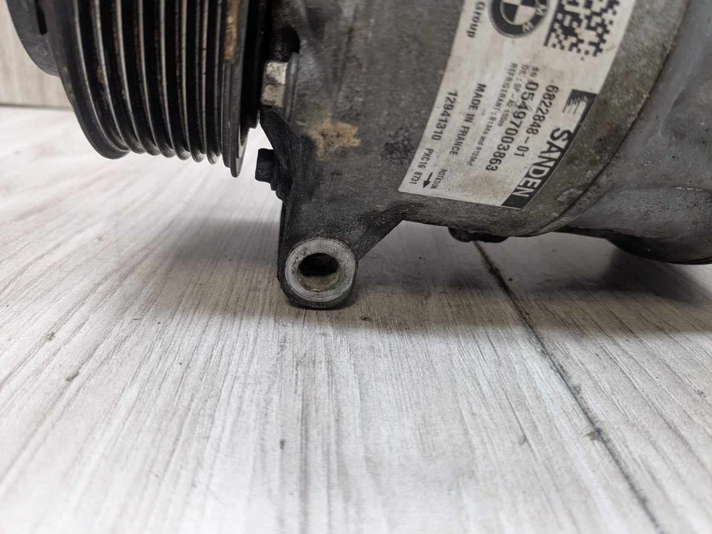 OEM BMW F90 F93 G05 G07 G12 G16 G30 AC Compressor Clutch Pump W/ Pulley N63 S63