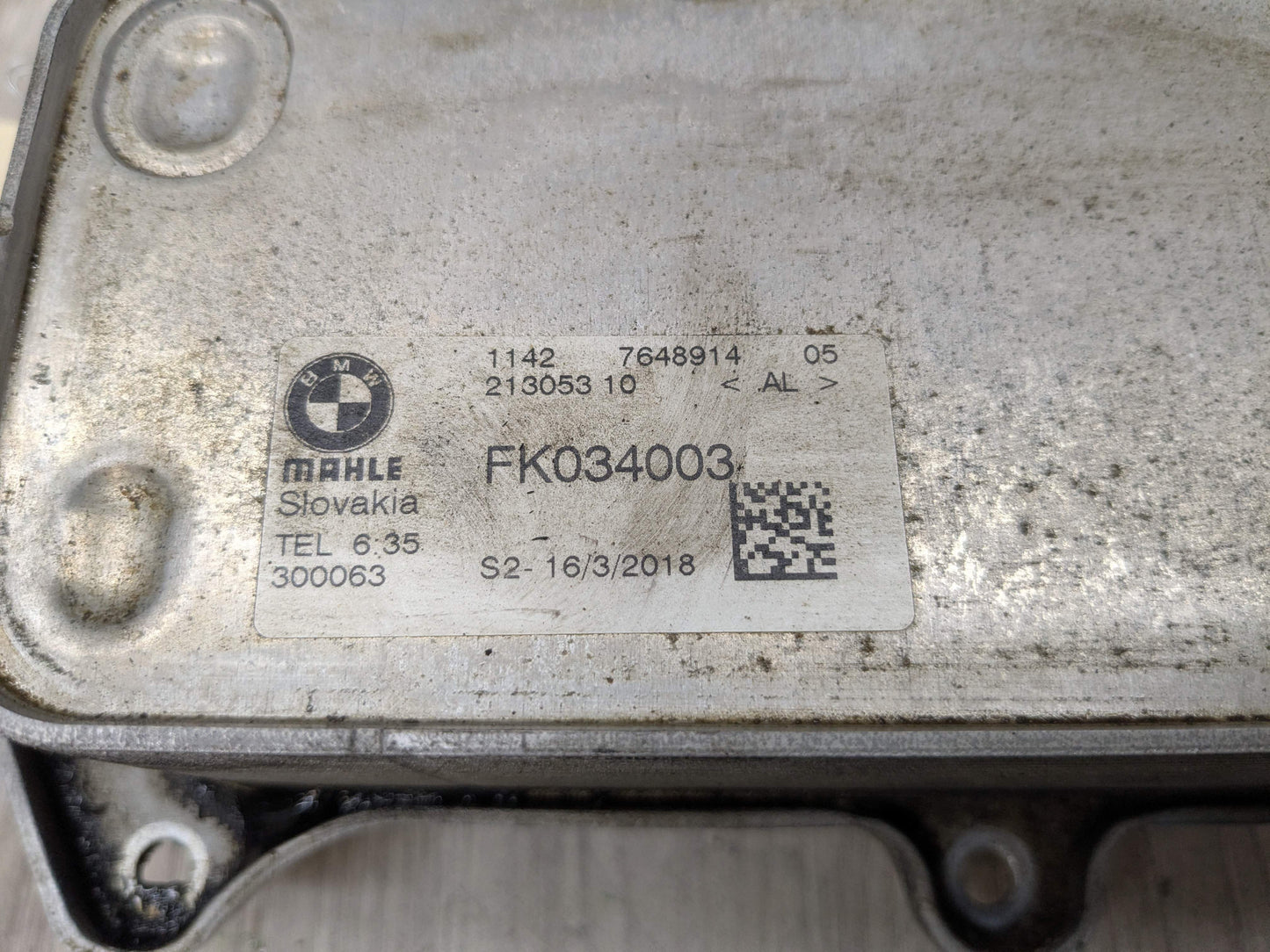 16-24 OEM BMW G05 G11 G12 G30 N63 Auto Transmission Oil Cooler Heat Exchanger