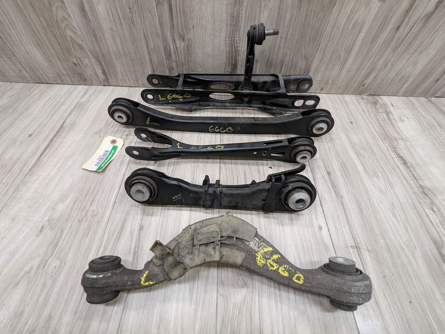 OEM BMW G11 G12 G14 G15 G16 G30 Rear Left Driver Upper Lower Control Arm SET