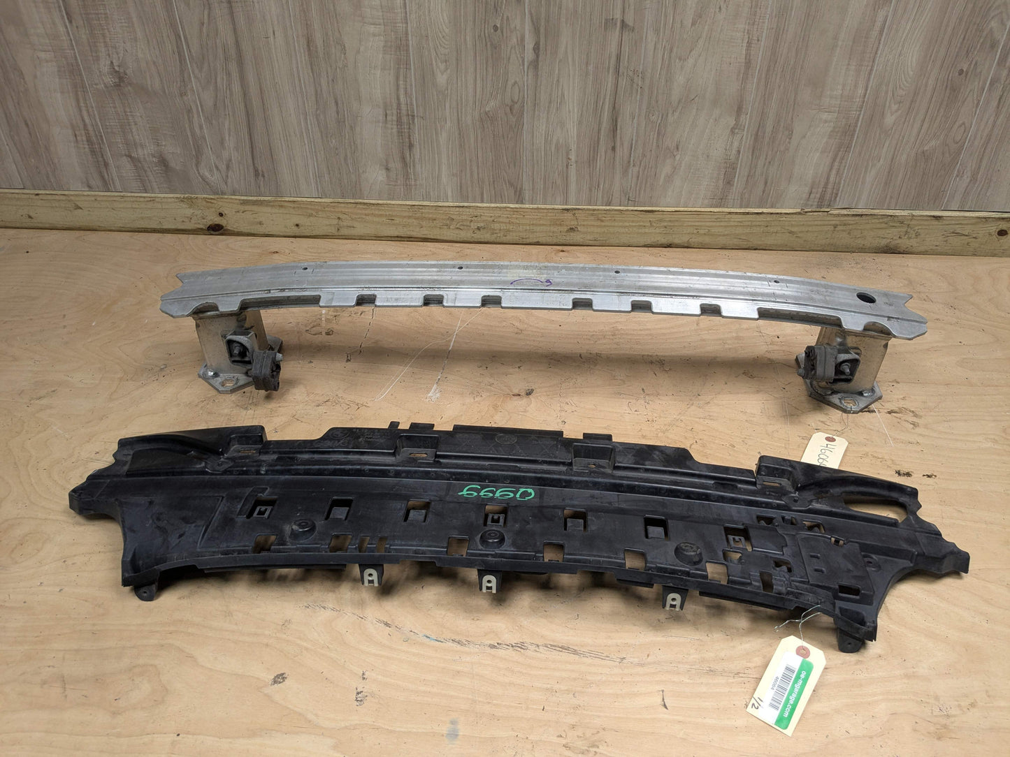 18-23 OEM BMW G30 M550 REAR Bumper Reinforcement Rebar Carrier Impact Crash Bar