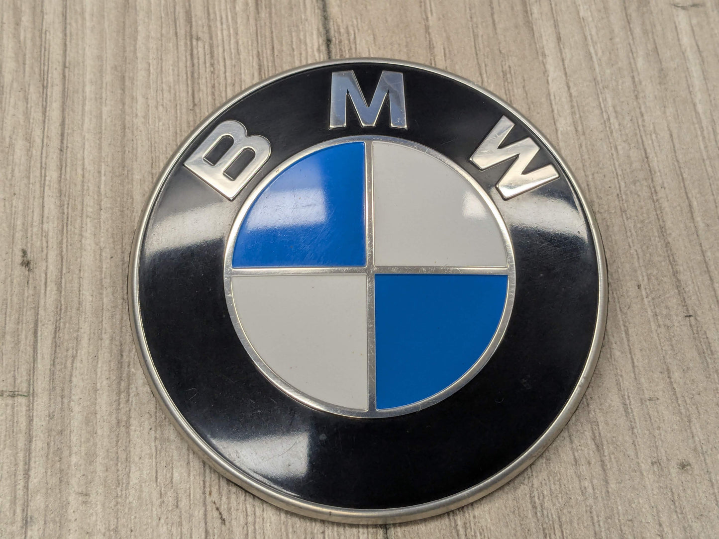 OEM BMW E90 F02 F22 F30 F32 F36 F80 F87 M3 M4 Rear Trunk Lid Round Emblem 74mm