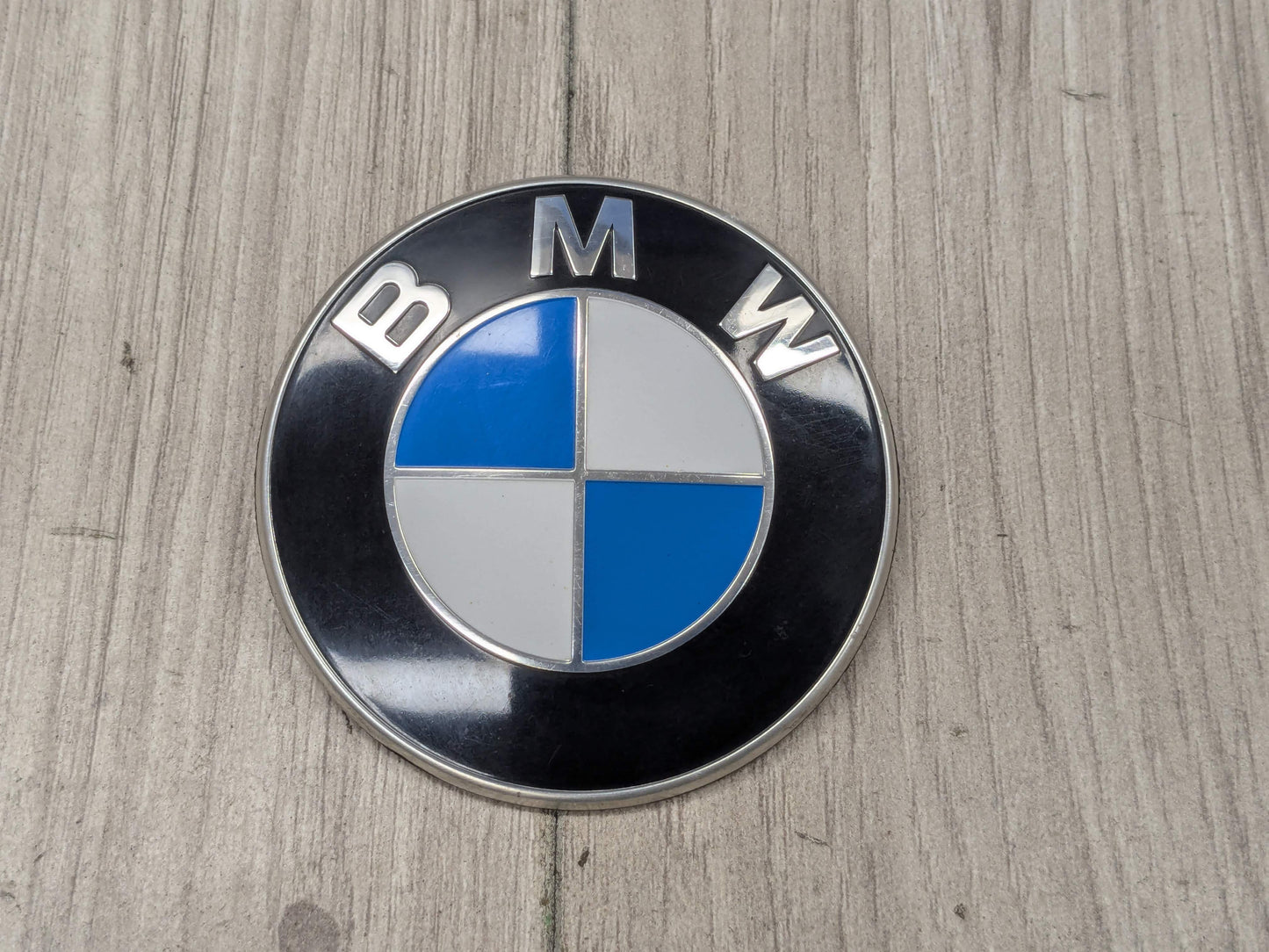 OEM BMW E90 F02 F22 F30 F32 F36 F80 F87 M3 M4 Rear Trunk Lid Round Emblem 74mm