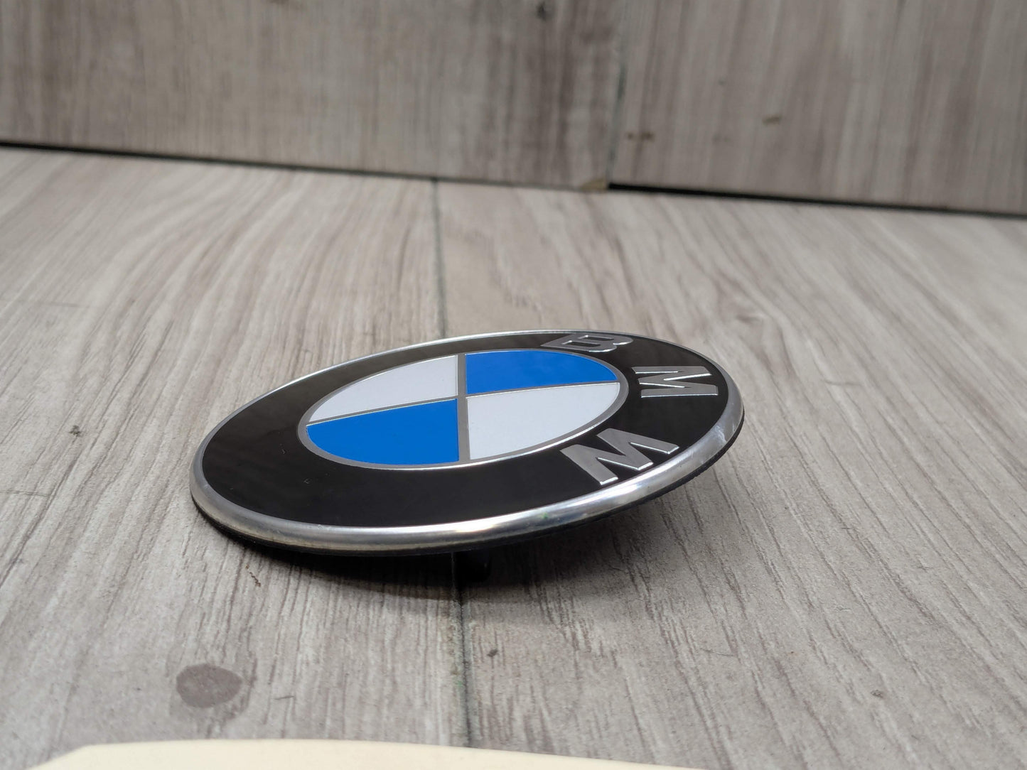 OEM BMW E90 F02 F22 F30 F32 F36 F80 F87 M3 M4 Rear Trunk Lid Round Emblem 74mm