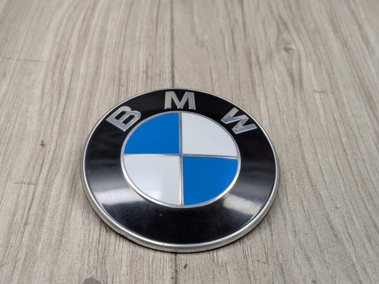 OEM BMW E90 F02 F22 F30 F32 F36 F80 F87 M3 M4 Rear Trunk Lid Round Emblem 74mm