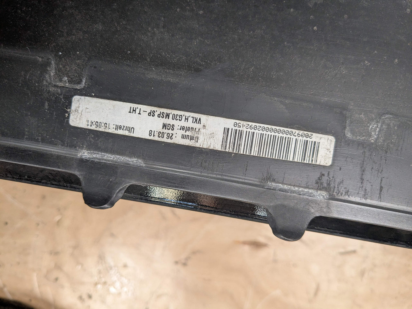 *OEM BMW F90 G30 530 540 M550 M5 Rear M SPORT Bumper Cover Panel Black 475