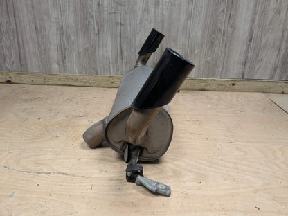 14-17 OEM BMW F22 F23 M235 Engine N55 Dual Exhaust Pipe Muffler w Black Tips 56k