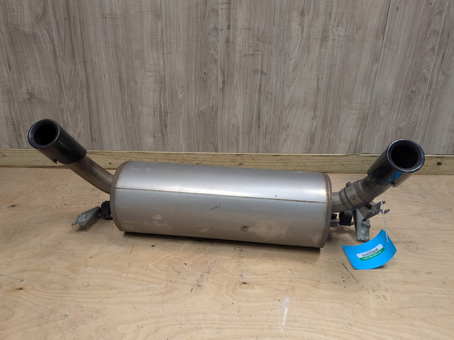 14-17 OEM BMW F22 F23 M235 Engine N55 Dual Exhaust Pipe Muffler w Black Tips 56k