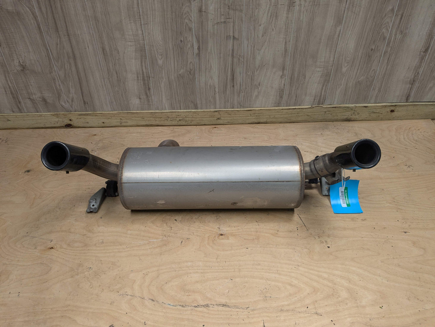 14-17 OEM BMW F22 F23 M235 Engine N55 Dual Exhaust Pipe Muffler w Black Tips 56k