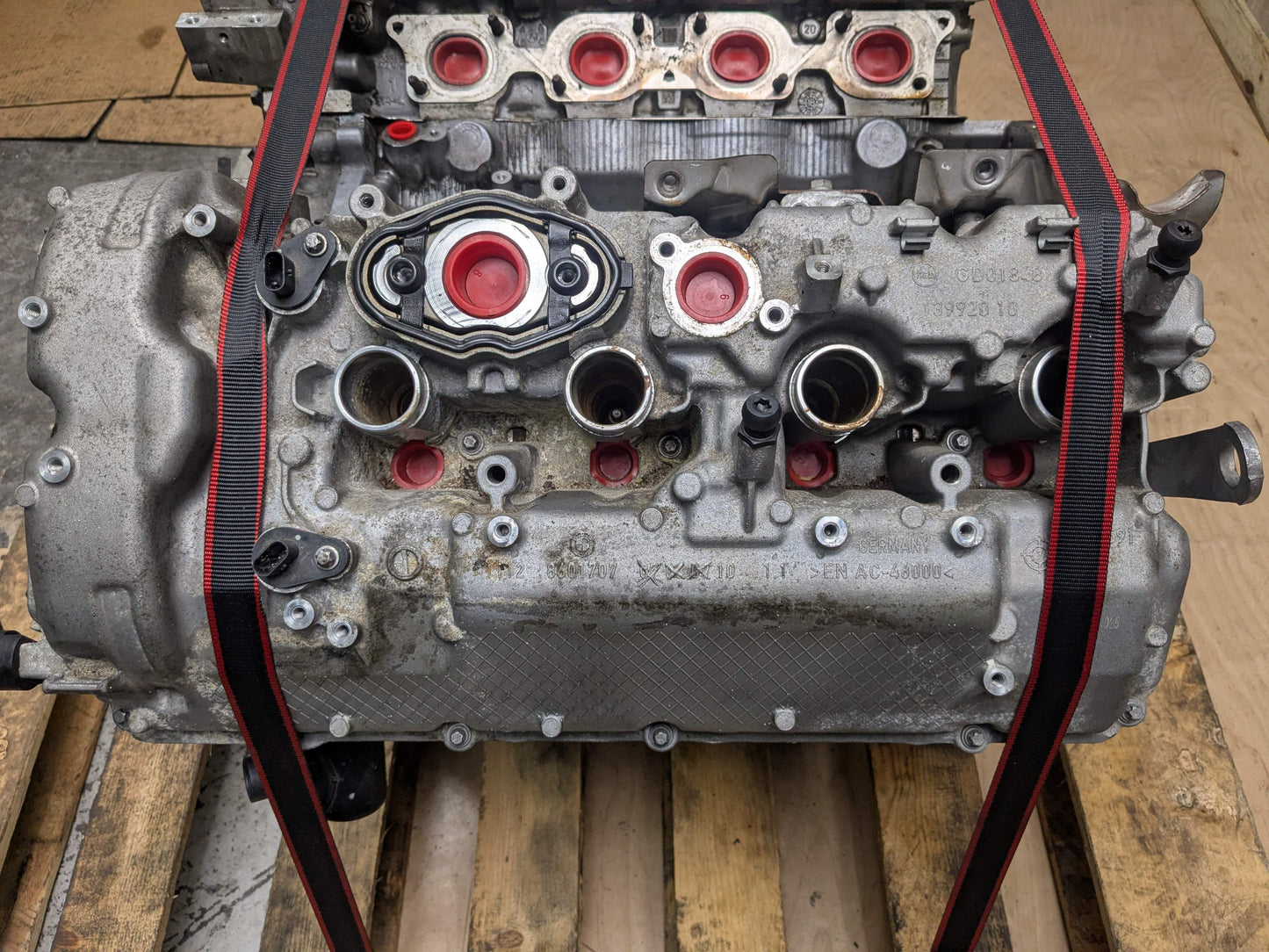 BMW G11 G12 G30 M550 750 AWD Engine Motor N63R N63B44C OEM 137k Ran!