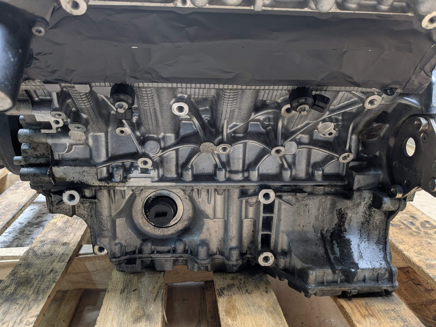 BMW G11 G12 G30 M550 750 AWD Engine Motor N63R N63B44C OEM 137k Ran!