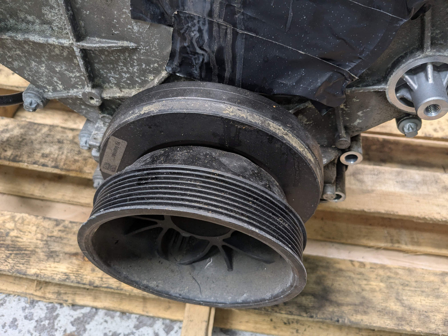 BMW G11 G12 G30 M550 750 AWD Engine Motor N63R N63B44C OEM 137k Ran!