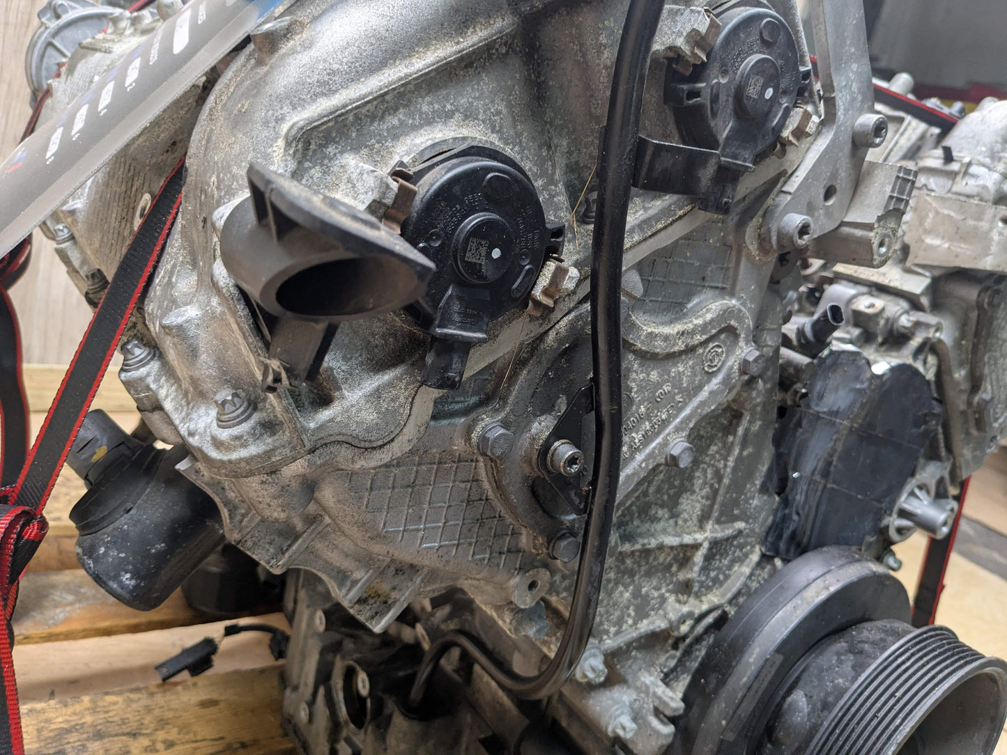 BMW G11 G12 G30 M550 750 AWD Engine Motor N63R N63B44C OEM 137k Ran!