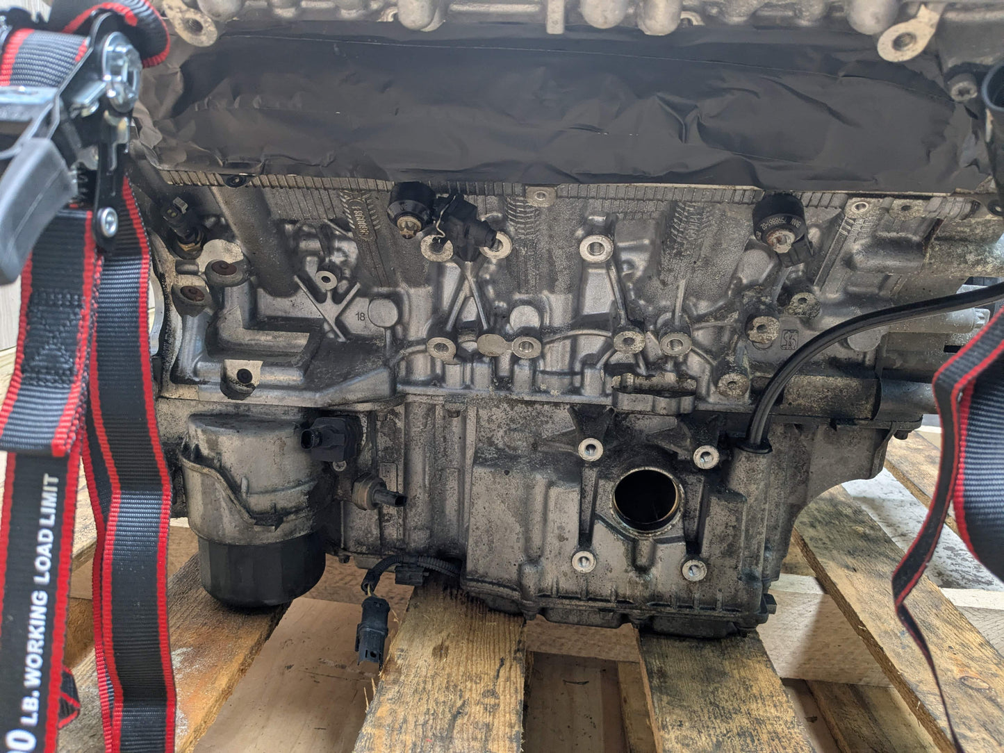 BMW G11 G12 G30 M550 750 AWD Engine Motor N63R N63B44C OEM 137k Ran!