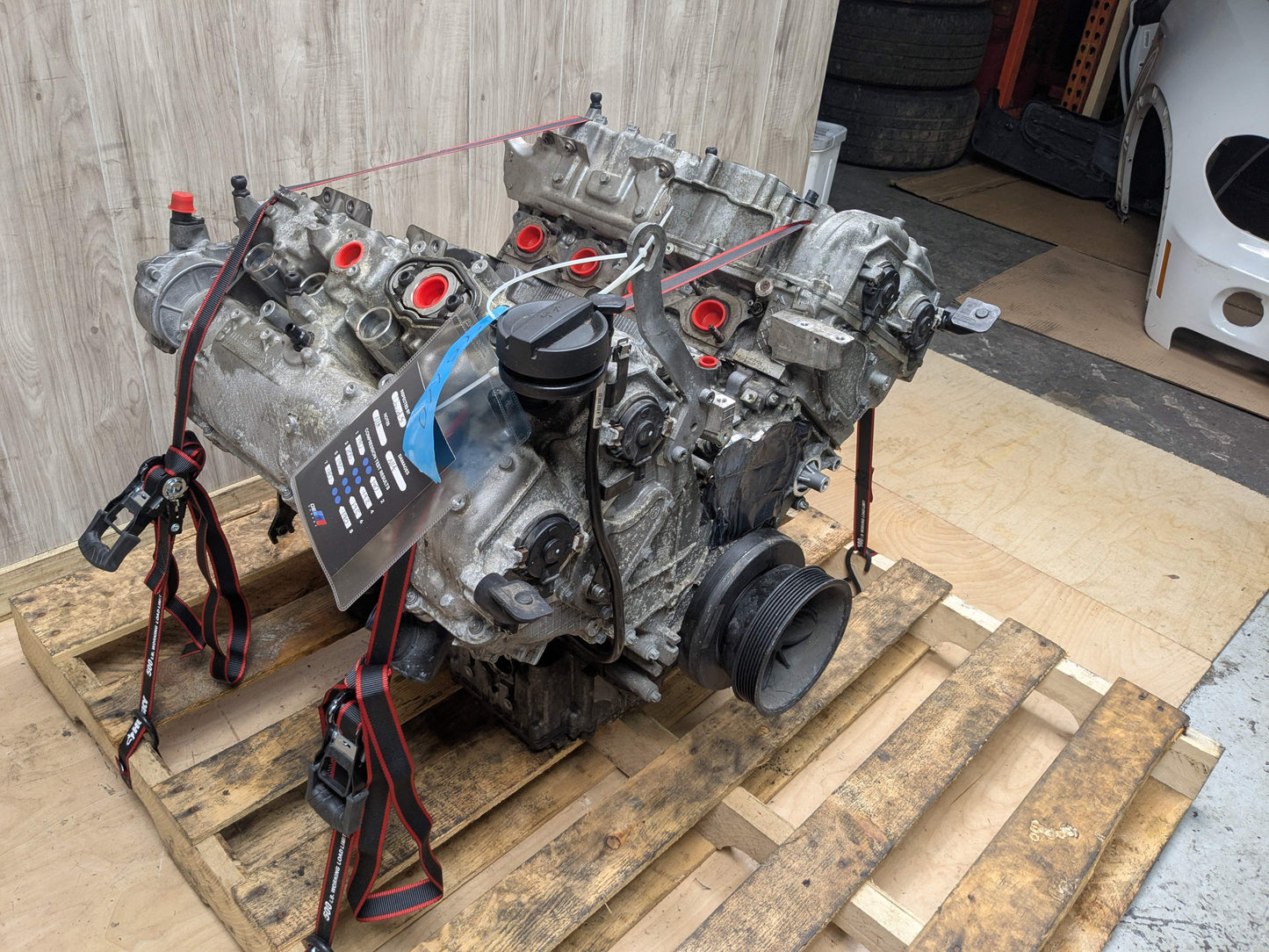 BMW G11 G12 G30 M550 750 AWD Engine Motor N63R N63B44C OEM 137k Ran!