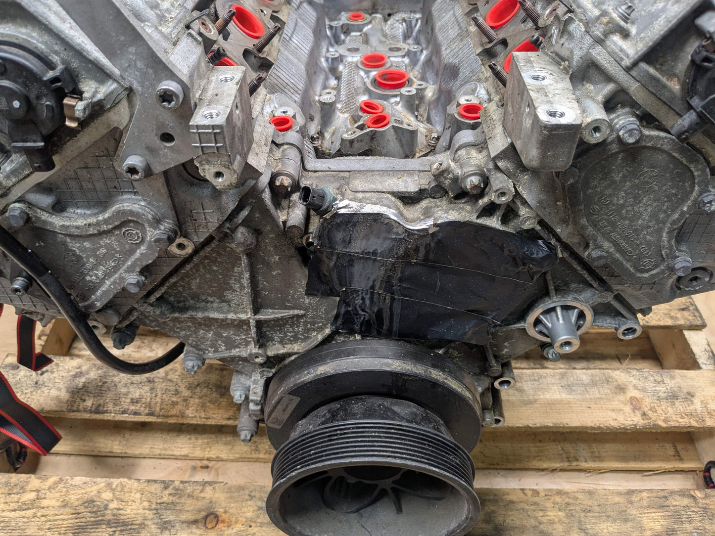 BMW G11 G12 G30 M550 750 AWD Engine Motor N63R N63B44C OEM 137k Ran!