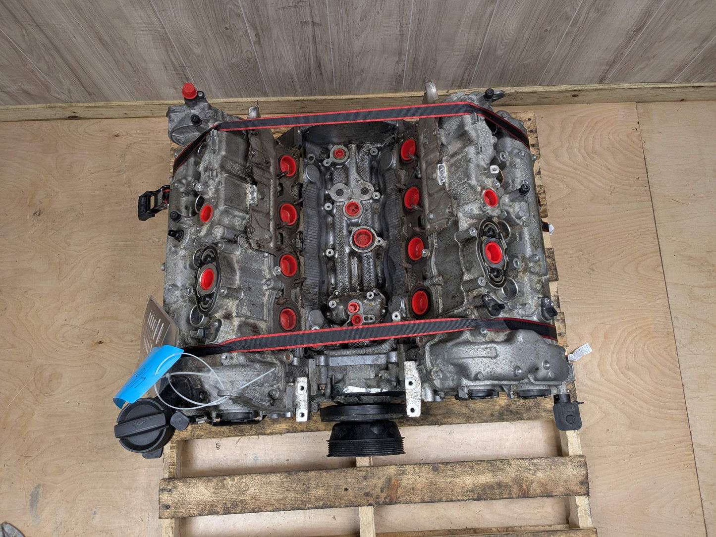 BMW G11 G12 G30 M550 750 AWD Engine Motor N63R N63B44C OEM 137k Ran!