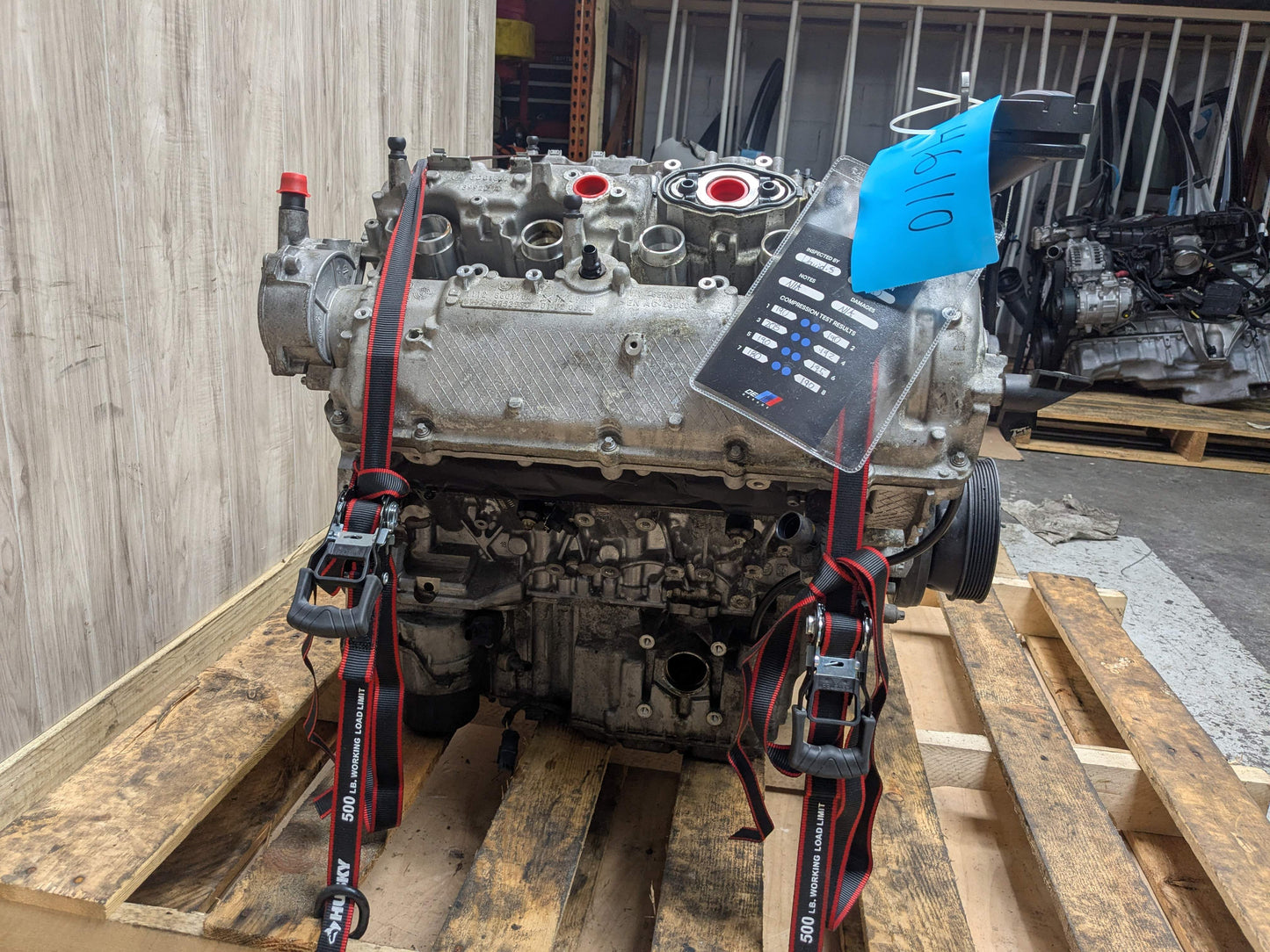 BMW G11 G12 G30 M550 750 AWD Engine Motor N63R N63B44C OEM 137k Ran!