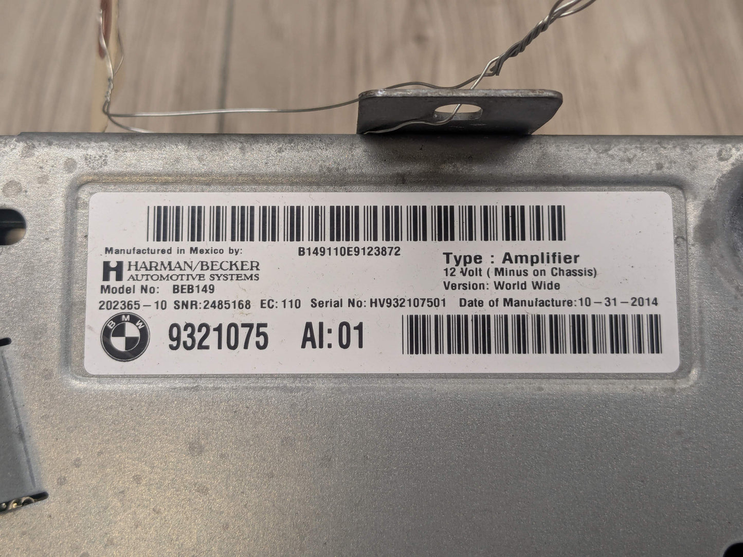 OEM BMW F15 F16 F85 F86 X5 X6 Amplifier System HIFI Harman Becker Control Module