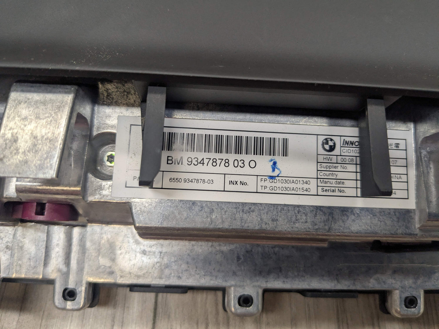 14-19 OEM BMW F15 F16 F85 F86 X5 X6 NBT Central Information Display Screen 10.25