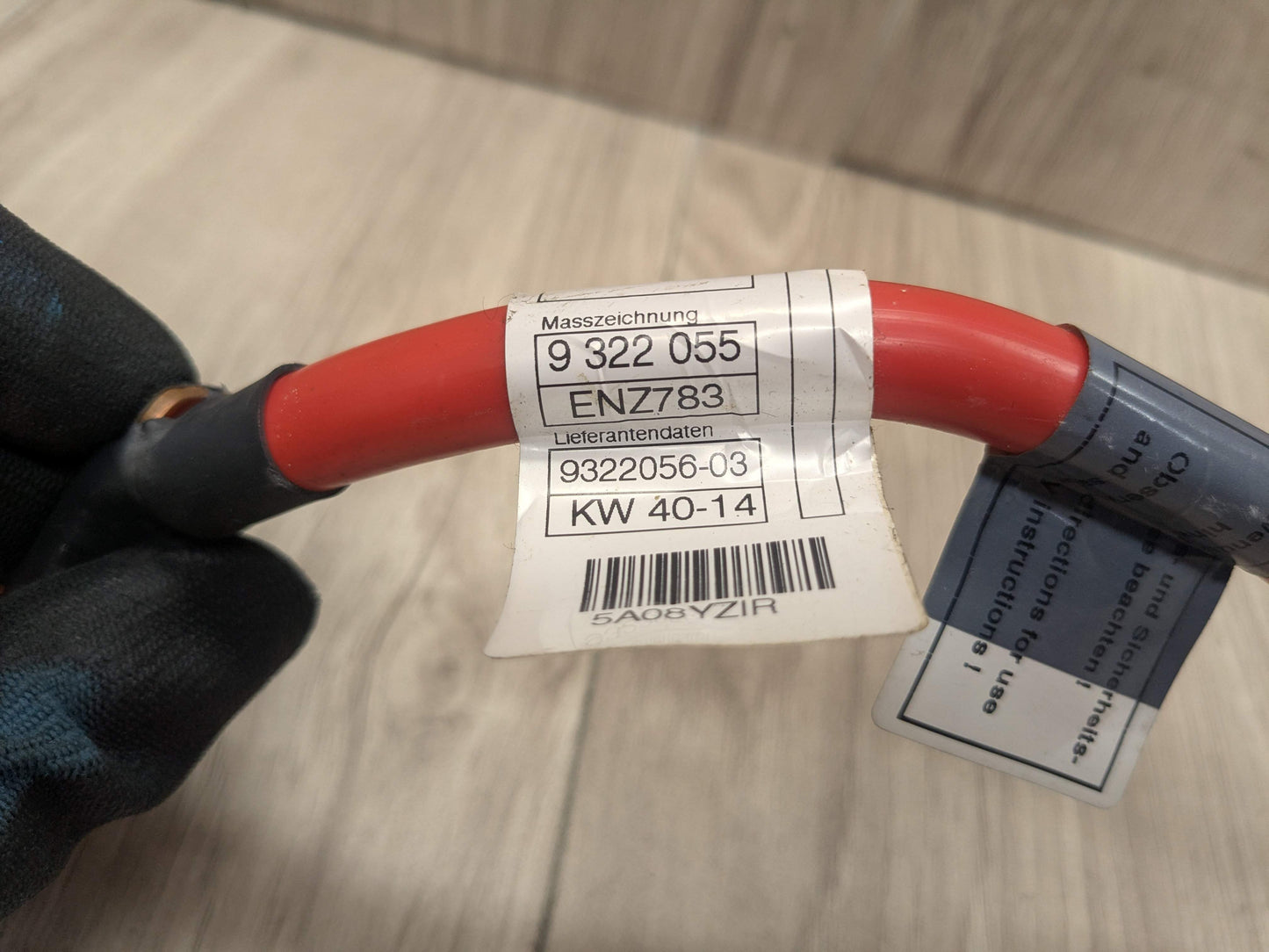 OEM BMW F15 F16 F85 F86 X5 X6 X5M Positive Plus Battery Pole Terminal Red Cable