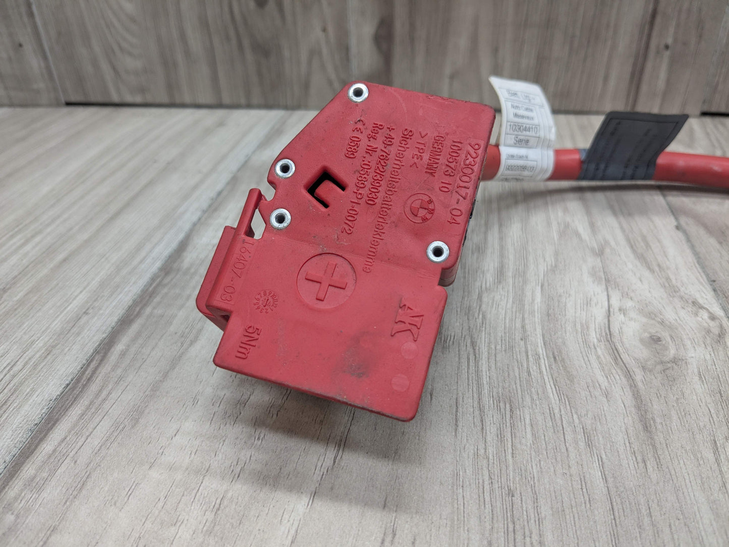 OEM BMW F15 F16 F85 F86 X5 X6 X5M Positive Plus Battery Pole Terminal Red Cable