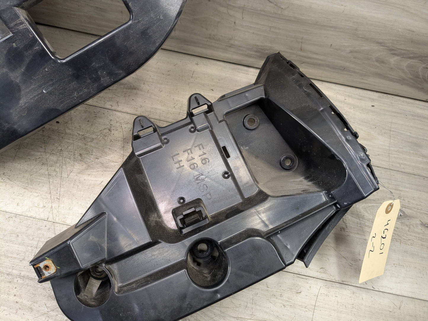 15-19 OEM BMW F16 X6 Rear Left Driver Bumper Supports Brackets Mounts Guide PAIR