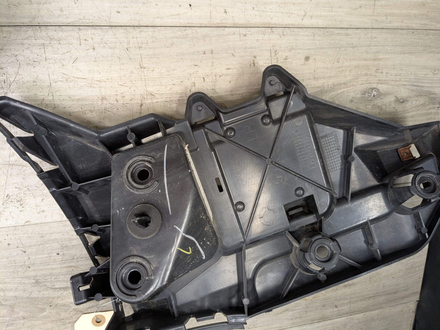 15-19 OEM BMW F16 X6 Rear Left Driver Bumper Supports Brackets Mounts Guide PAIR