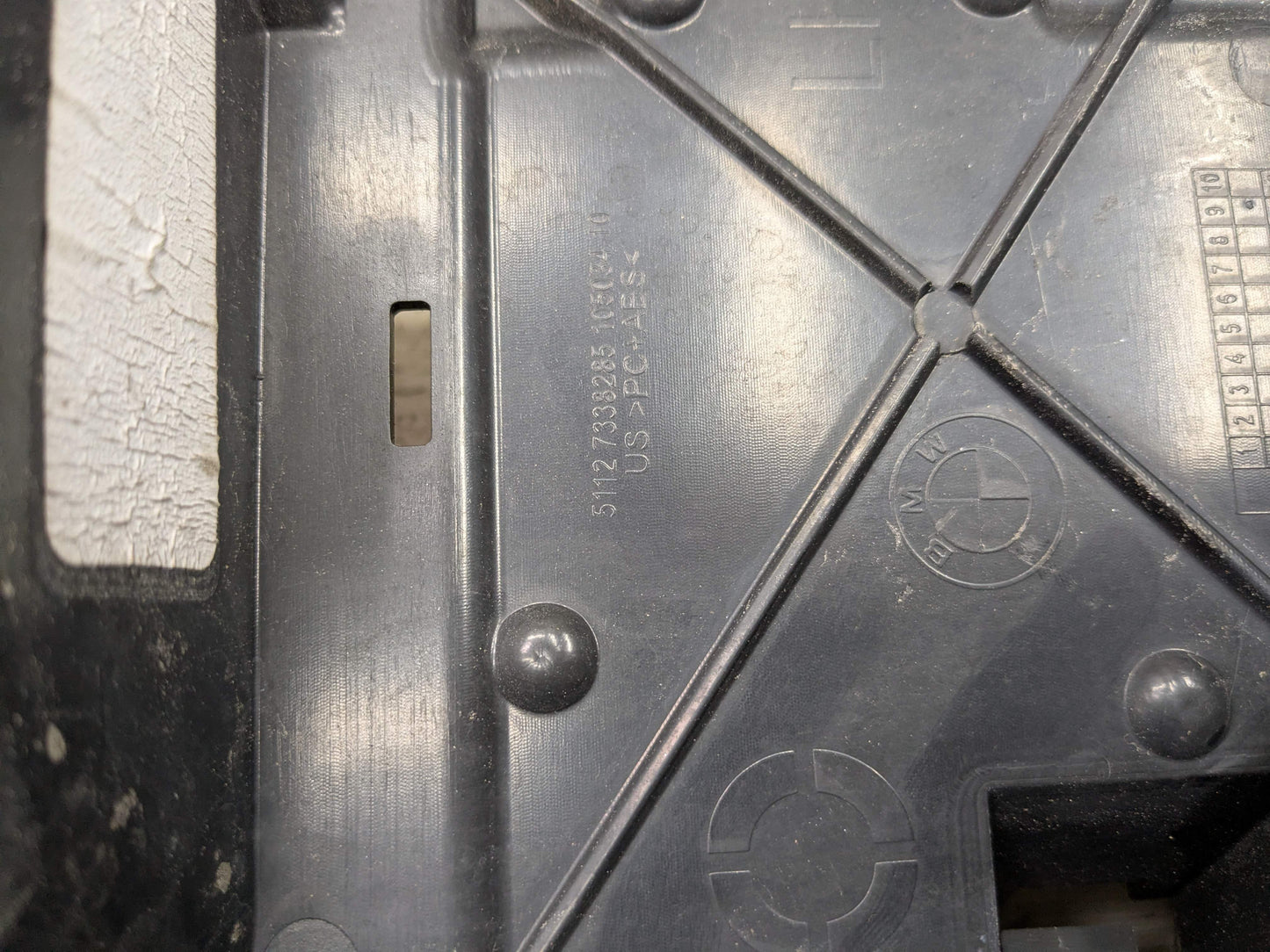 15-19 OEM BMW F16 X6 Rear Left Driver Bumper Supports Brackets Mounts Guide PAIR