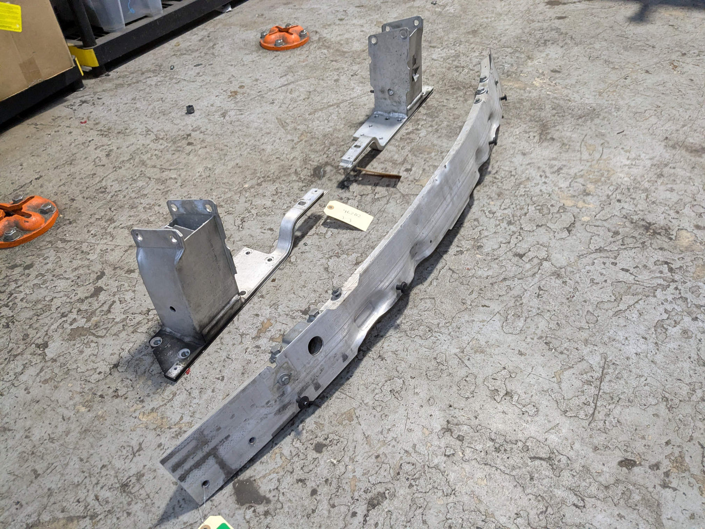 OEM BMW F15 F16 F85 F86 Front Bumper Reinforcement Impact Crash Bar Brackets SET