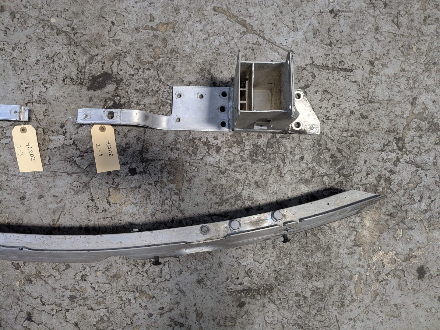 OEM BMW F15 F16 F85 F86 Front Bumper Reinforcement Impact Crash Bar Brackets SET