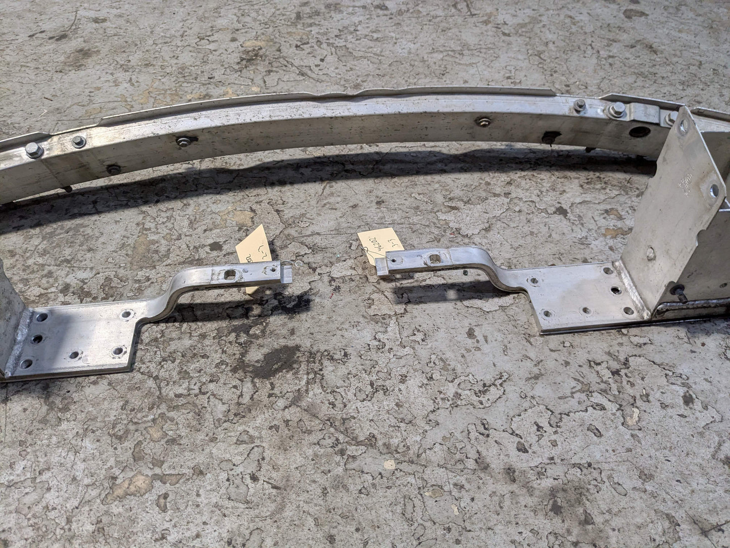 OEM BMW F15 F16 F85 F86 Front Bumper Reinforcement Impact Crash Bar Brackets SET