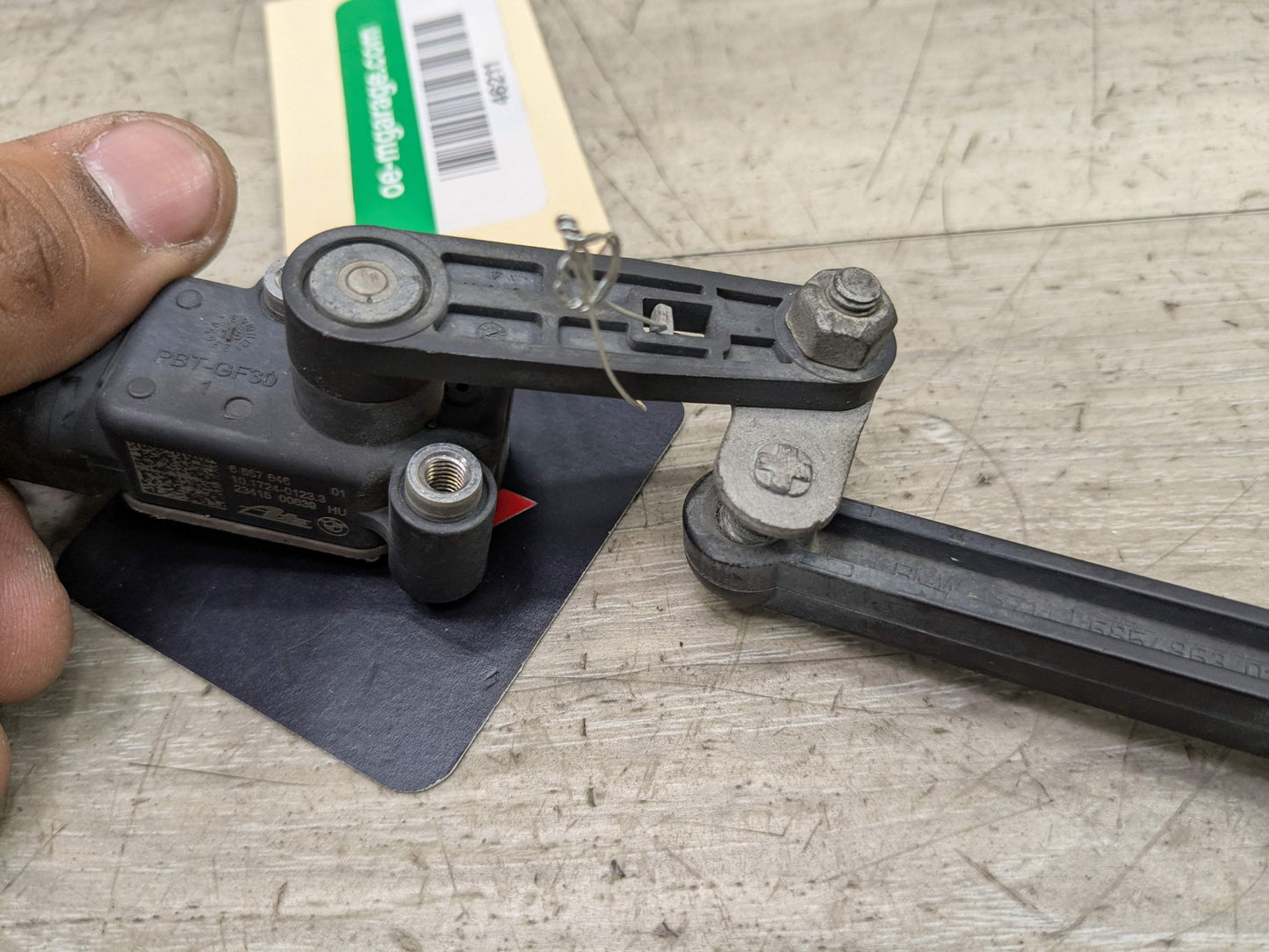 OEM BMW F15 F48 G01 G05 X5 Left Driver Suspension Headlight Height Level Sensor