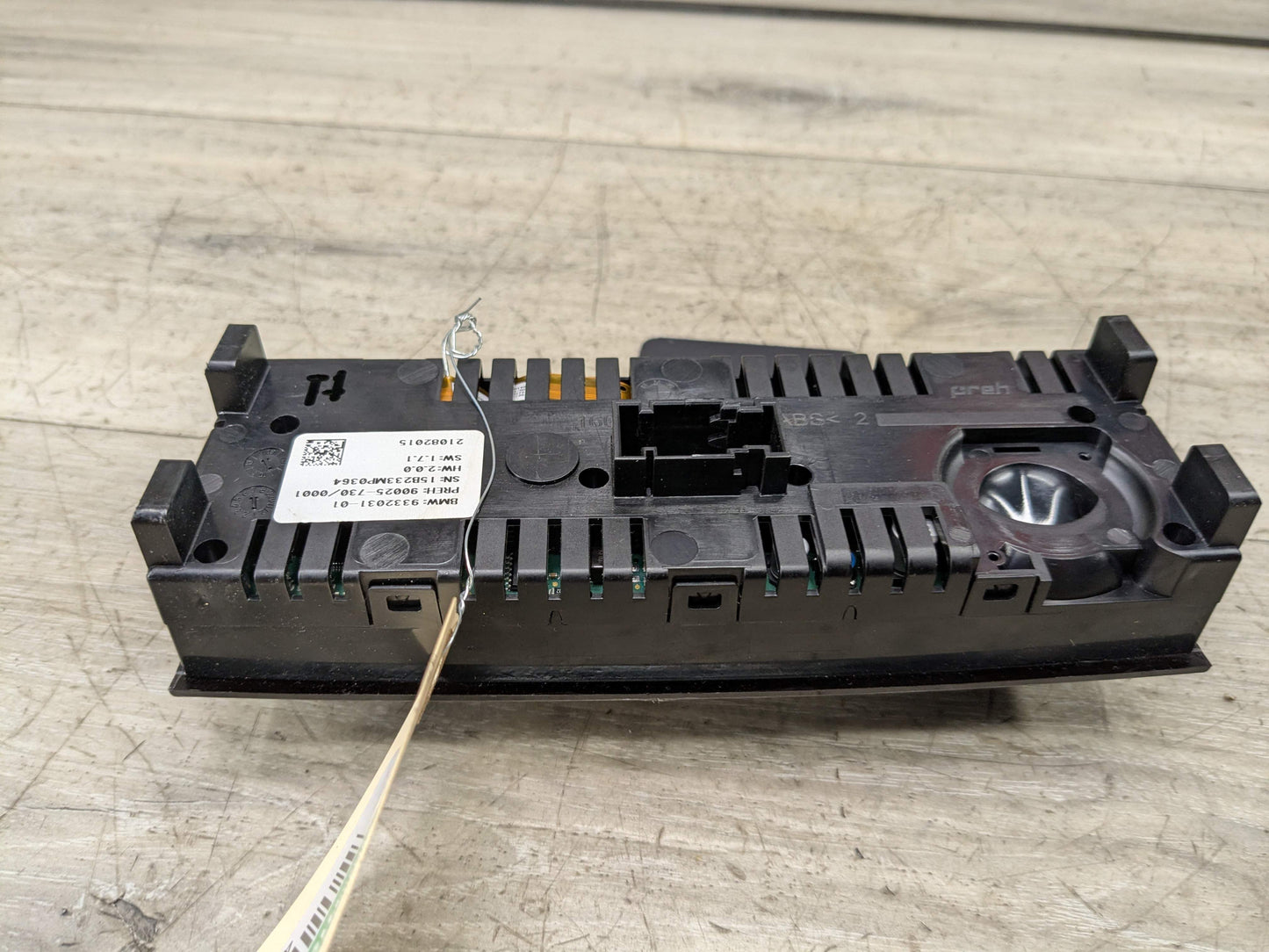 14-19 OEM BMW F15 F16 F85 F86 X5 X6 Rear AC Heater Control Panel Switch