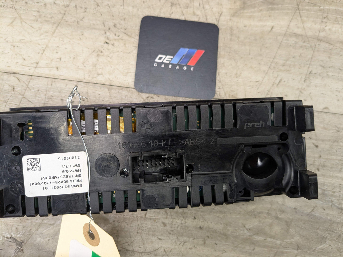 14-19 OEM BMW F15 F16 F85 F86 X5 X6 Rear AC Heater Control Panel Switch