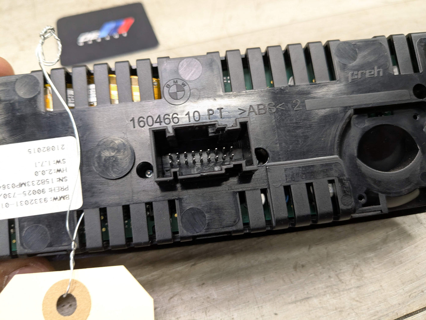 14-19 OEM BMW F15 F16 F85 F86 X5 X6 Rear AC Heater Control Panel Switch