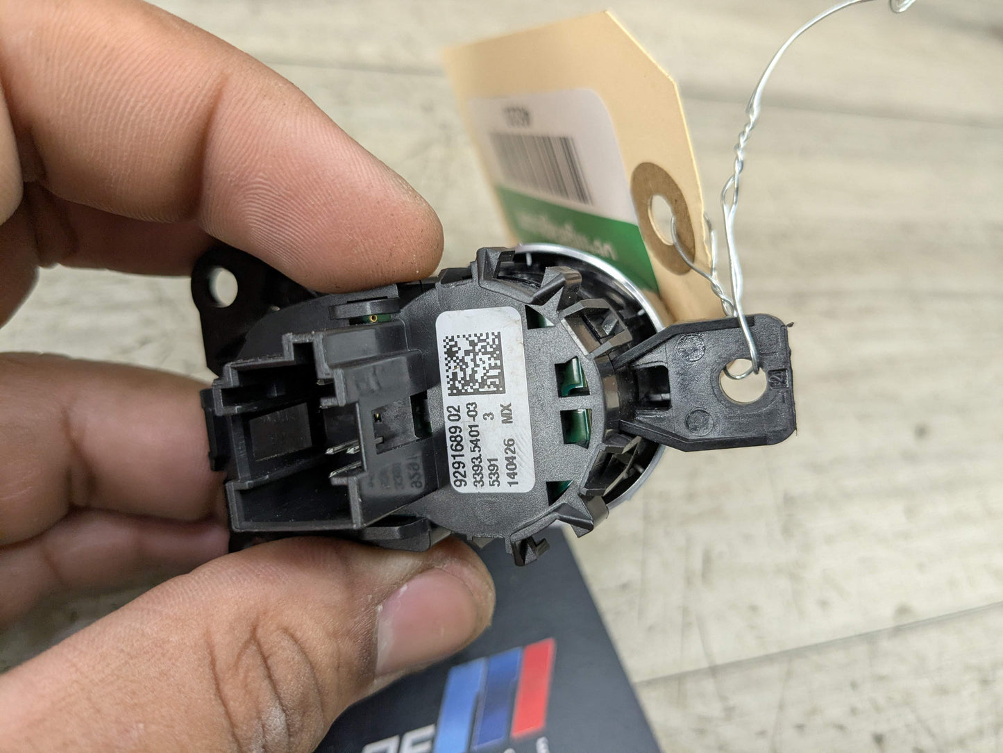 14-19 OEM BMW F15 F16 F85 F86 X5 Engine Ignition Auto Start Stop Switch Button