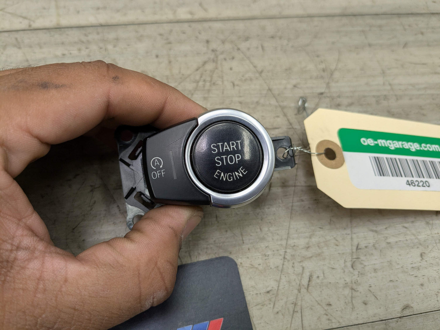 14-19 OEM BMW F15 F16 F85 F86 X5 Engine Ignition Auto Start Stop Switch Button