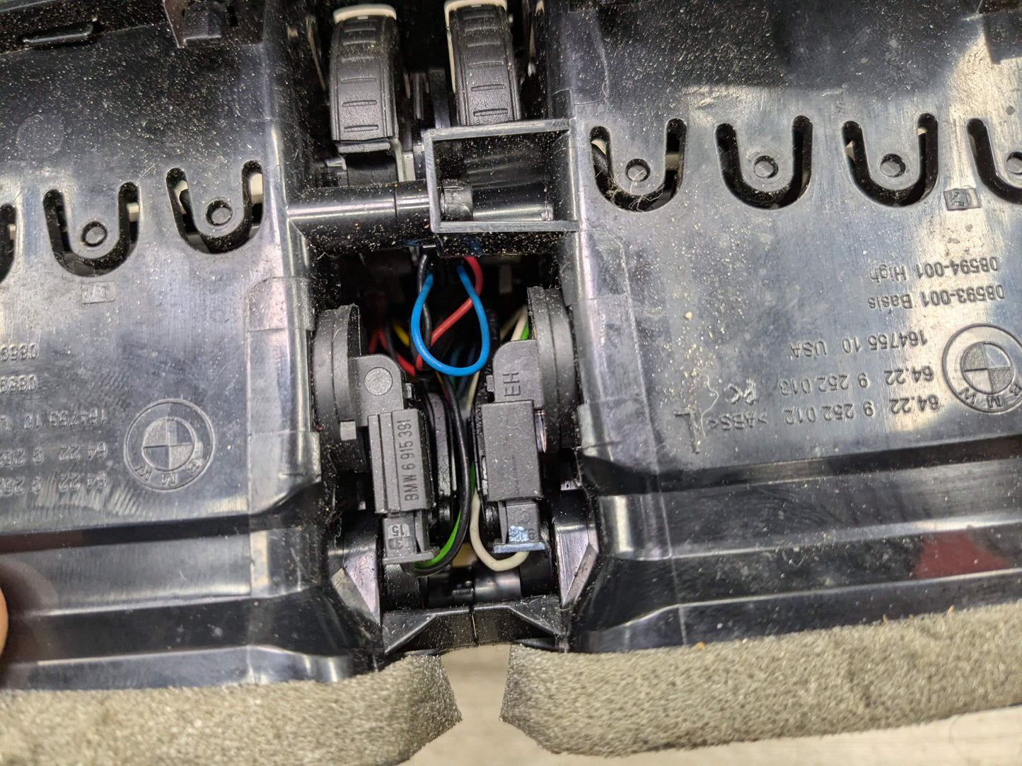 14-19 OEM BMW F15 F16 F85 F86 X5 X6 Rear AC Air Conditioning Vent Grille Black