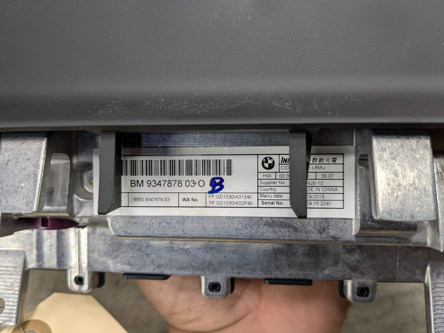 14-19 OEM BMW F15 F16 F85 F86 X5 X6 NBT Central Information Display Screen 10.25